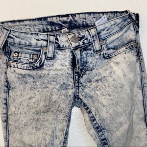 Acid wash true religion pants
